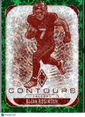 Bijan Robinson 2025 Phoenix Contours Green Snowflake 63/75 Atlanta Falcons