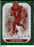 Bijan Robinson 2025 Phoenix Contours Green Velocity 31/49 Atlanta Falcons