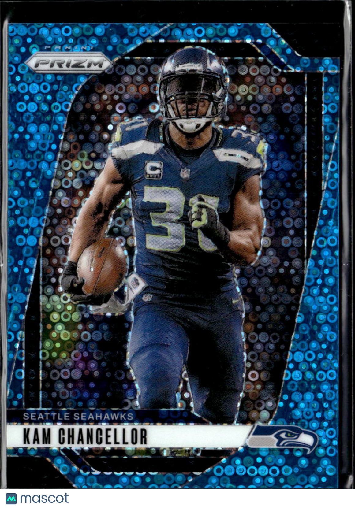 Kam Chancellor 2024 Prizm No Huddle Blue Disco 46/99 Seattle Seahawks