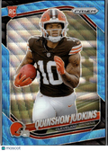 Quinshon Judkins 2025 Prizm Blue Wave Prizm Rookie RC 57/230 Cleveland Browns