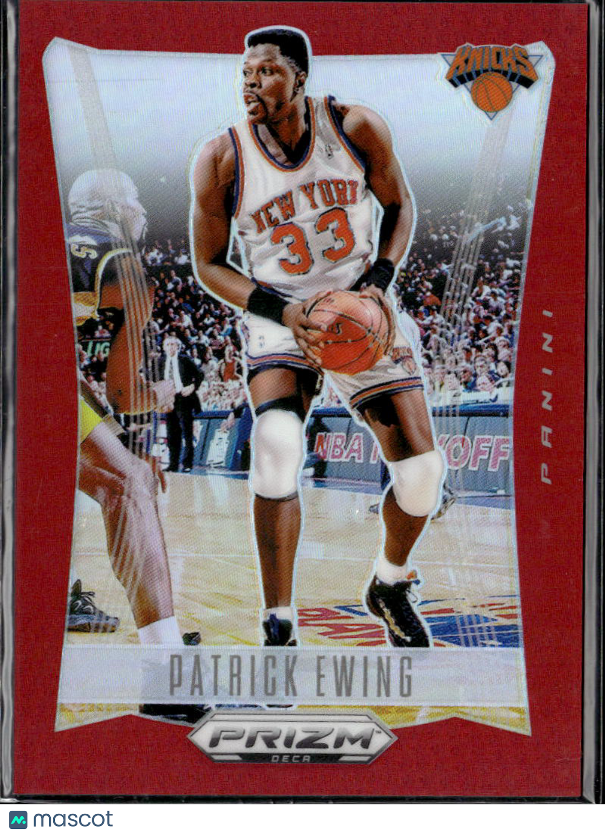 Patrick Ewing 2023-24 Prizm Deca Red Prizm 120/199 New York Knicks