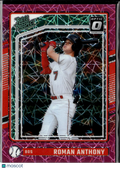 Roman Anthony 2024 Optic Rated Rookie Pink Velocity RC 75/79 Boston Red Sox