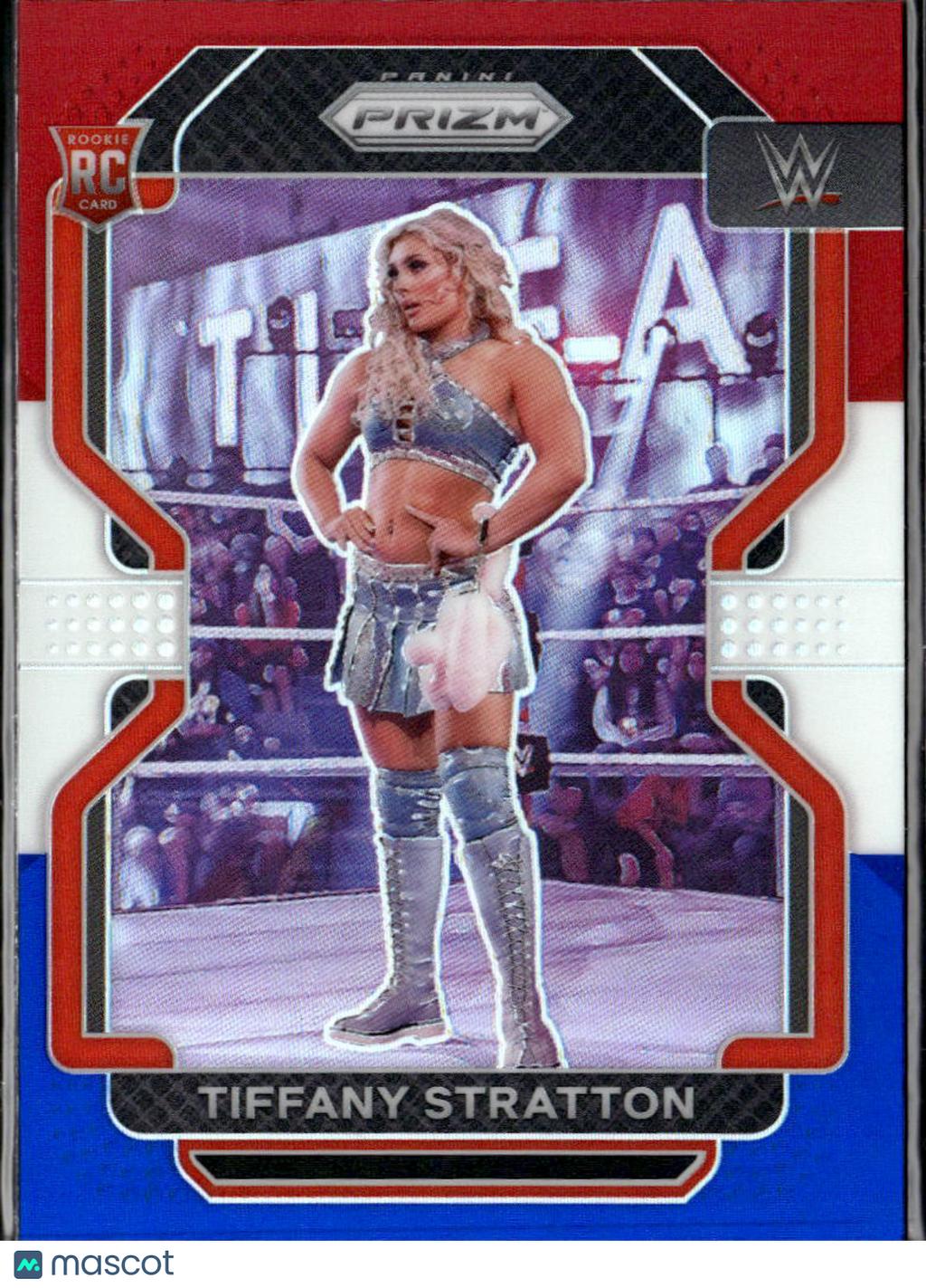 Tiffany Stratton 2022 Prizm WWE RC Rookie Red White Blue NXT #104