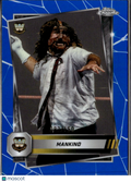 Mankind 2025 Topps Chrome WWE Blue Refractor 83/150 WWE