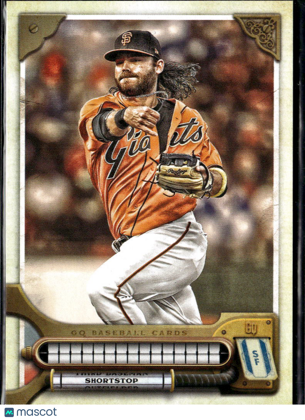 Brandon Crawford 2022 Topps Gypsy Queen Missing Nameplate San Francisco Giants