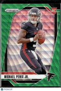 Michael Penix Jr. 2024 Panini Prizm RC Green Wave Prizm Atlanta Falcons