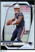 Joe Milton III 2024 Panini Prizm Silver Prizm Rookie RC New England Patriots
