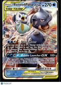 Blastoise & Piplup GX 2019 Cosmic Eclipse Holo Rare #38/236