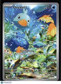 Ducklett 2025 Scarlet & Violet White Flare Holo Secret Rare #109/86