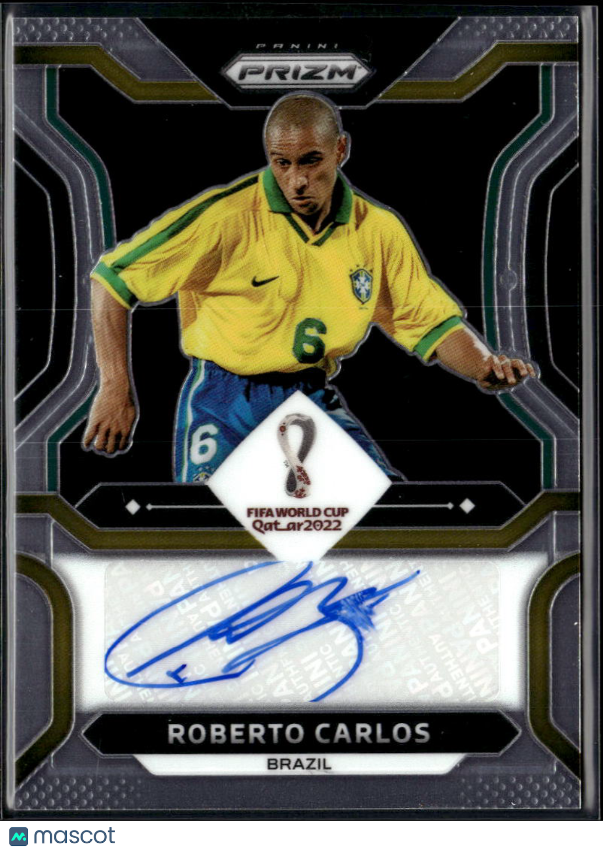 Roberto Carlos 2022 Prizm FIFA World Cup Auto Autograph Brazil