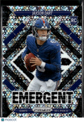 Jaxson Dart 2025 Panini Prizm Emergent RC White Sparkle New York Giants