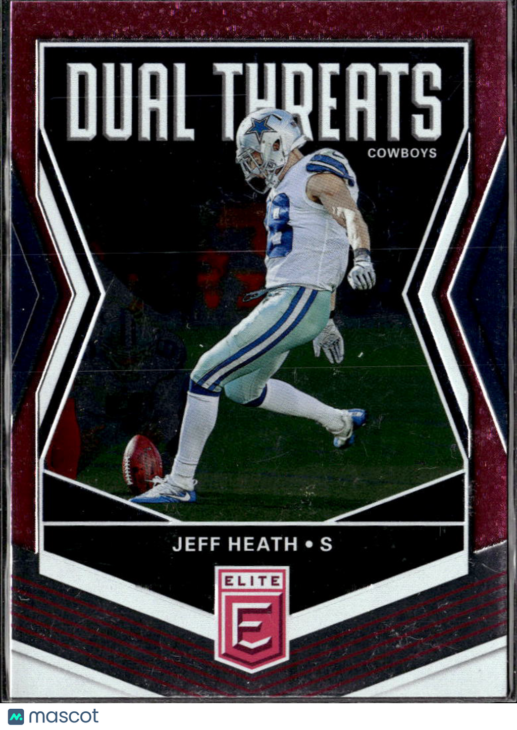 Jeff Heath 2019 Panini Donruss Elite Dual Threats Dallas Cowboys