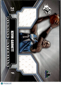 Kevin Garnett 2005 Upper Deck SPx Game Worn Jersey Patch Minnesota Timberwolves