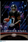 Bijan Robinson 2023 Panini Certified Certified Stars Atlanta Falcons