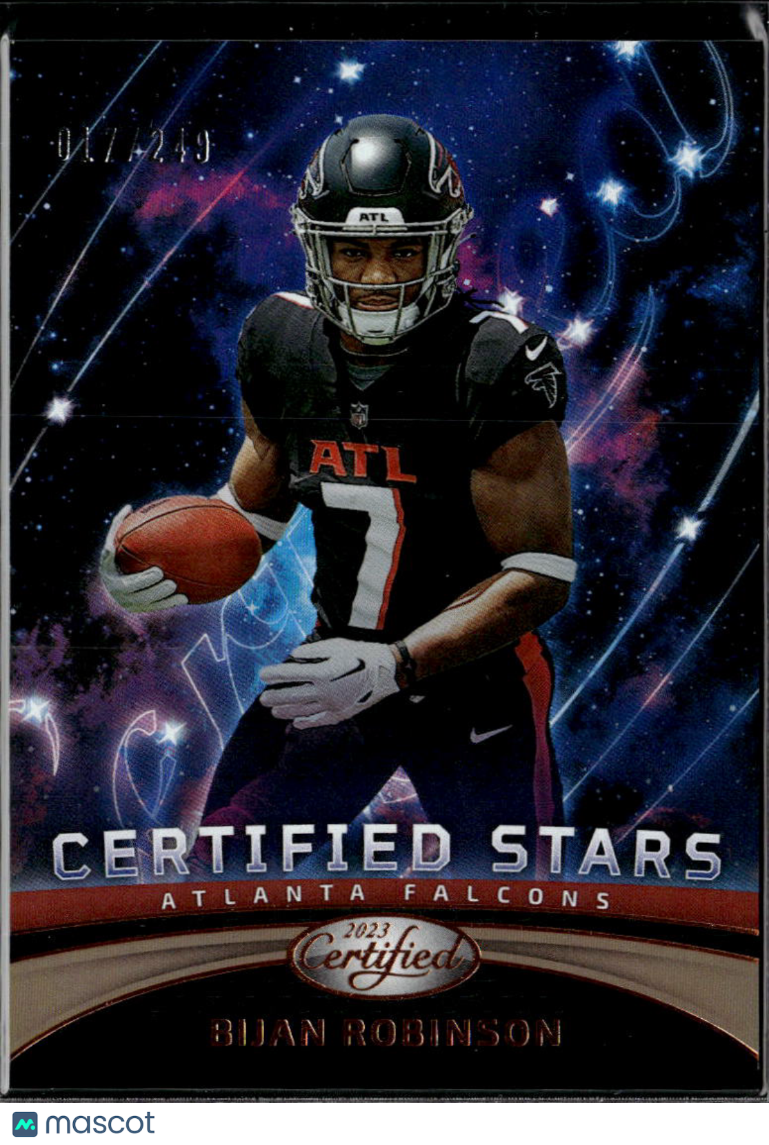 Bijan Robinson 2023 Panini Certified Certified Stars Atlanta Falcons