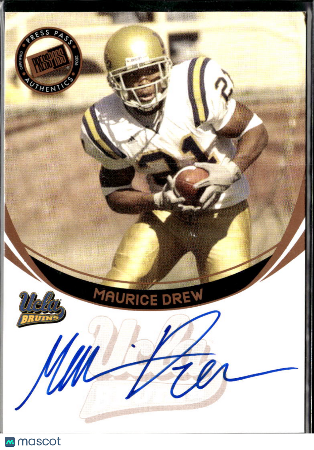 Maurice Jones-Drew 2006 Press Pass Auto Autograph RC UCLA Jaguars
