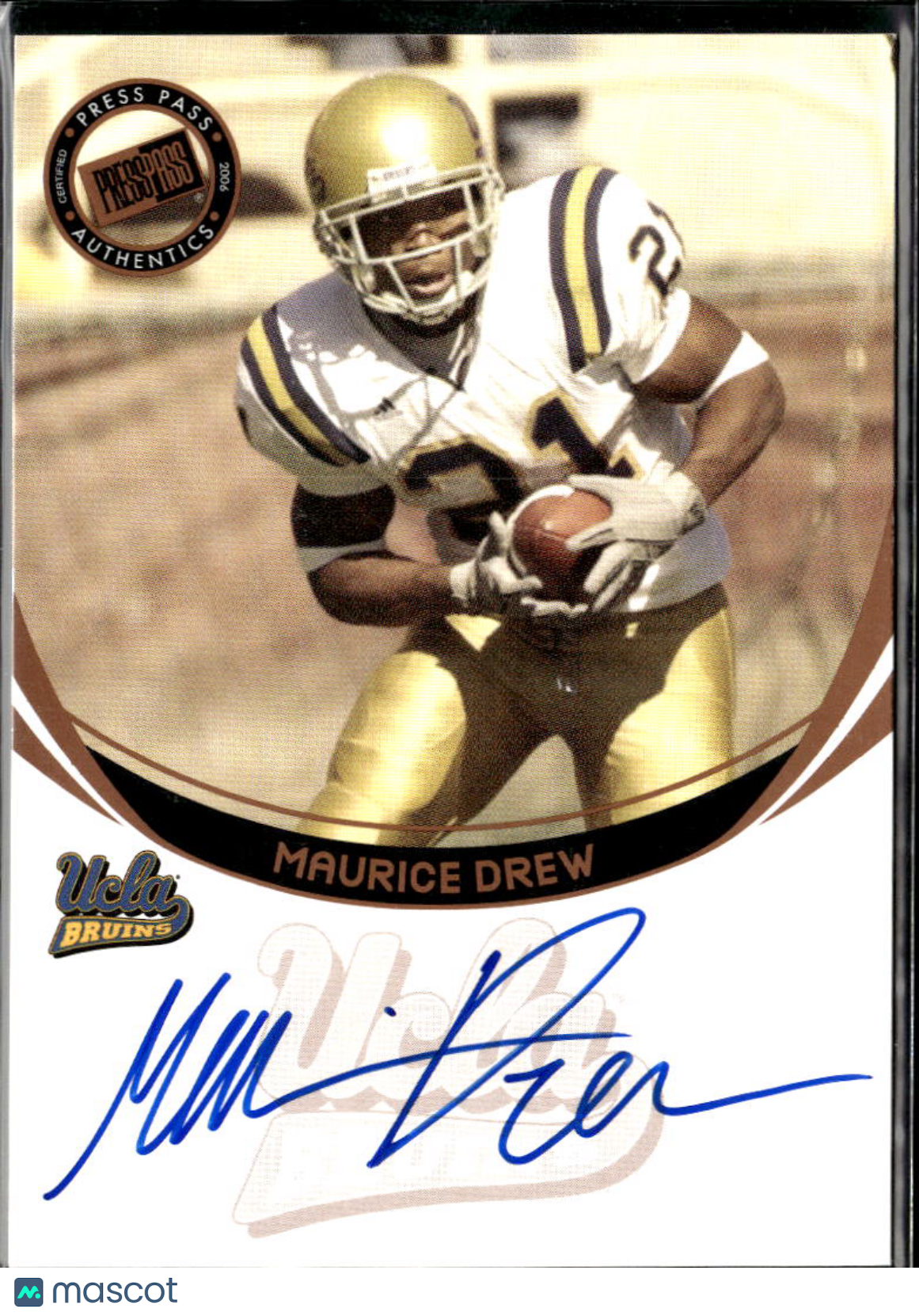 Maurice Jones-Drew 2006 Press Pass Auto Autograph RC UCLA Jaguars