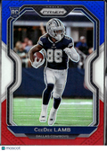 CeeDee Lamb 2020 Prizm RC Red White Blue Prizm Rookie Dallas Cowboys
