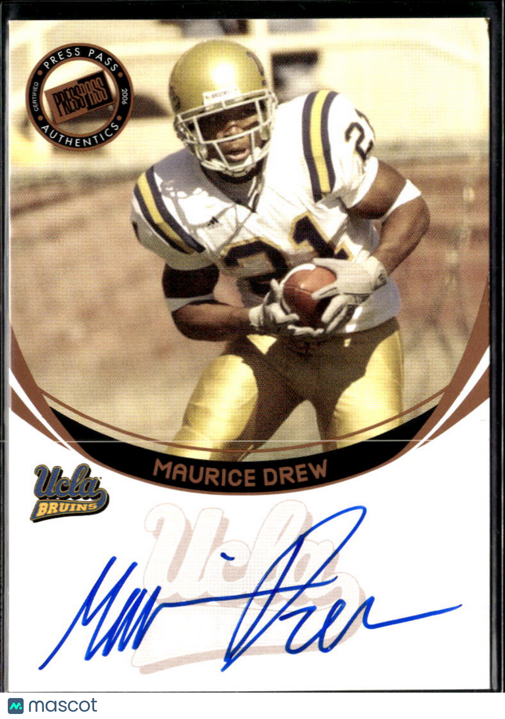 Maurice Jones-Drew 2006 Press Pass Auto Autograph RC UCLA Jaguars