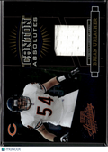 Brian Urlacher 2004 Absolute Game Worn Jersey Patch 73/100 Chicago Bears