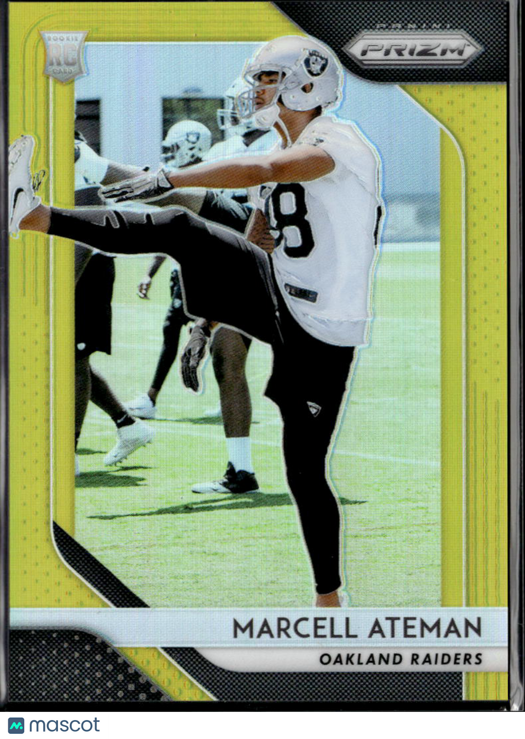 Marcell Ateman 2018 Prizm GOLD Prizm Rookie RC 4/10 Oakland Raiders OSU