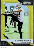 Marcell Ateman 2018 Prizm GOLD Prizm Rookie RC 4/10 Oakland Raiders OSU