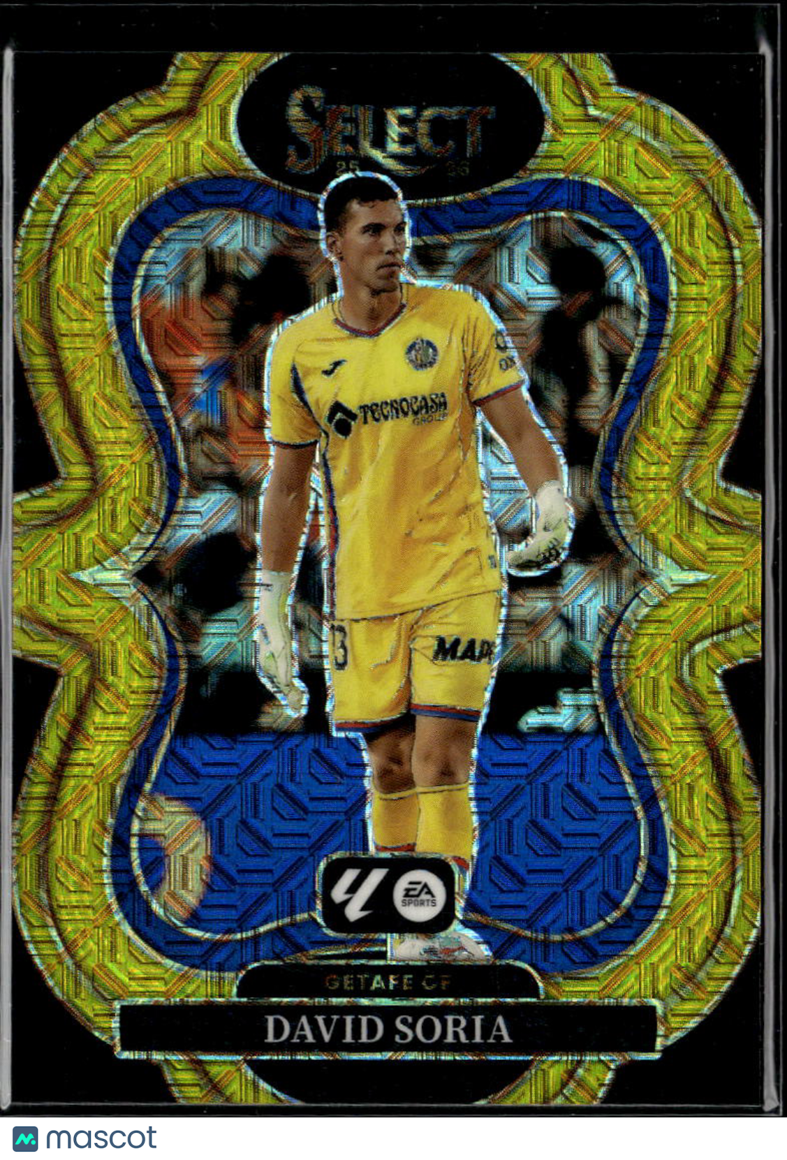 David Soria 2025-26 Select Mezzanine GOLD Mojo Prizm 10/10 Getafe CF