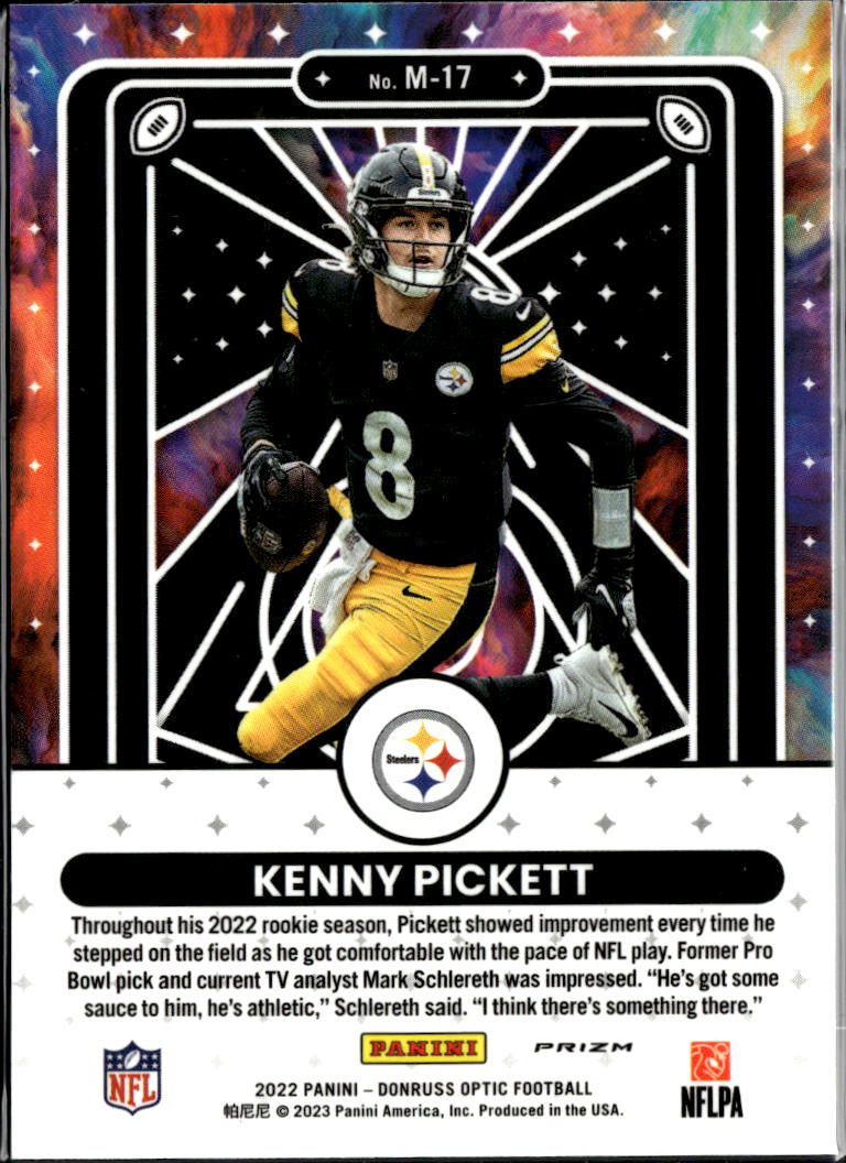 Kenny Pickett 2022 Optic Mythical SSP CASE HIT Rookie RC Pittsburgh Steelers