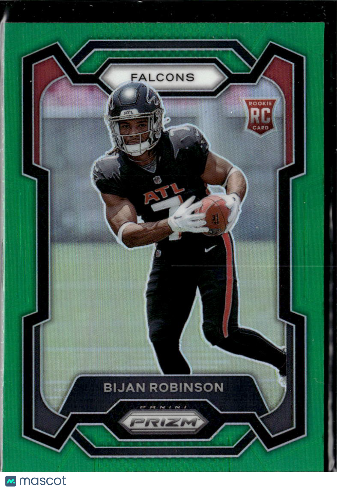 Bijan Robinson 2023 Prizm RC Green Prizm Rookie Atlanta Falcons