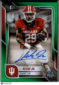 Lee Beebe Jr. 2025 Bowman Chrome 1st Auto Autograph RC 11/99 Indiana Hoosiers