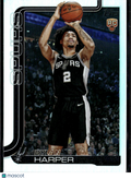 Dylan Harper 2025 Topps Flagship RC Rainbow Foil Rookie #202 San Antonio Spurs