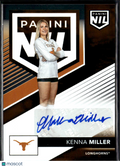 Kenna Miller 2025 Panini NIL Auto Autograph Texas Longhorns