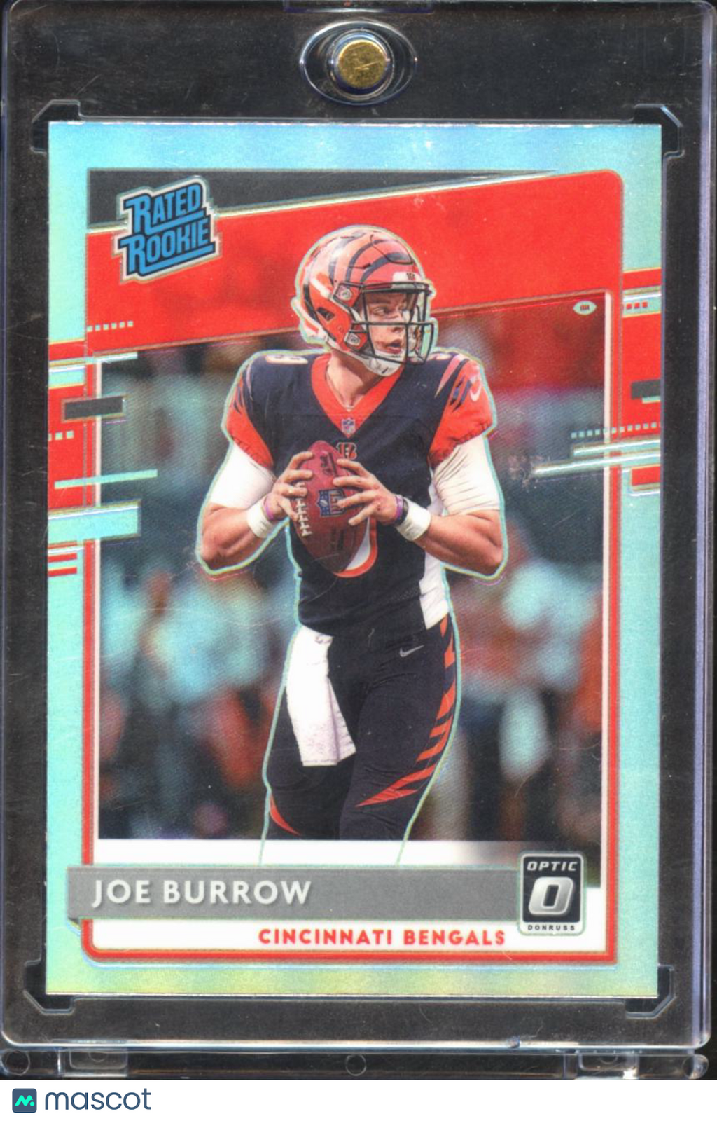 Joe Burrow 2020 Optic Rated Rookie Silver HOLO Prizm #151 Cincinnati Bengals