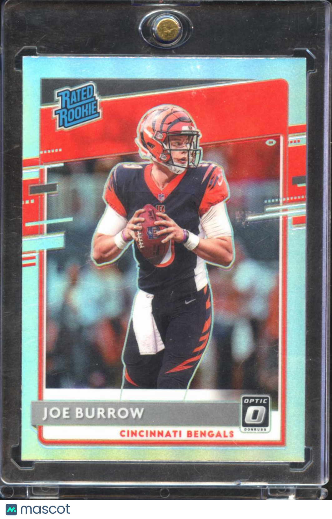 Joe Burrow 2020 Optic Rated Rookie Silver HOLO Prizm #151 Cincinnati Bengals