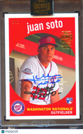 Juan Soto 2021 Topps Archives Auto Autograph '18 RC 1/1 Washington Nationals