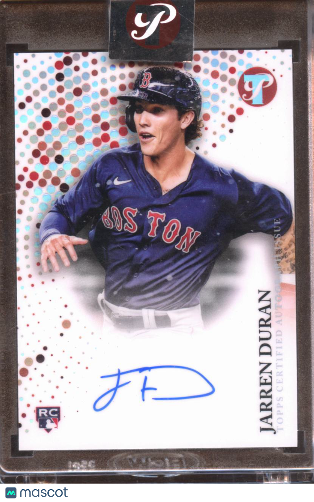 Jarren Duran 2022 Topps Pristine Auto Autograph Rookie RC Boston Red Sox