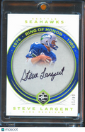Steve Largent 2017 Limited Ring of Honor Auto Autograph 4/10 Seattle Seahawks