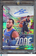 Jalen Brunson 2020-21 Spectra In The Zone Auto Autograph 9/75 Mavericks Knicks