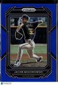 Jacob Misiorowski 2023 Prizm Blue Prizm Rookie RC 101/149 Milwaukee Brewers