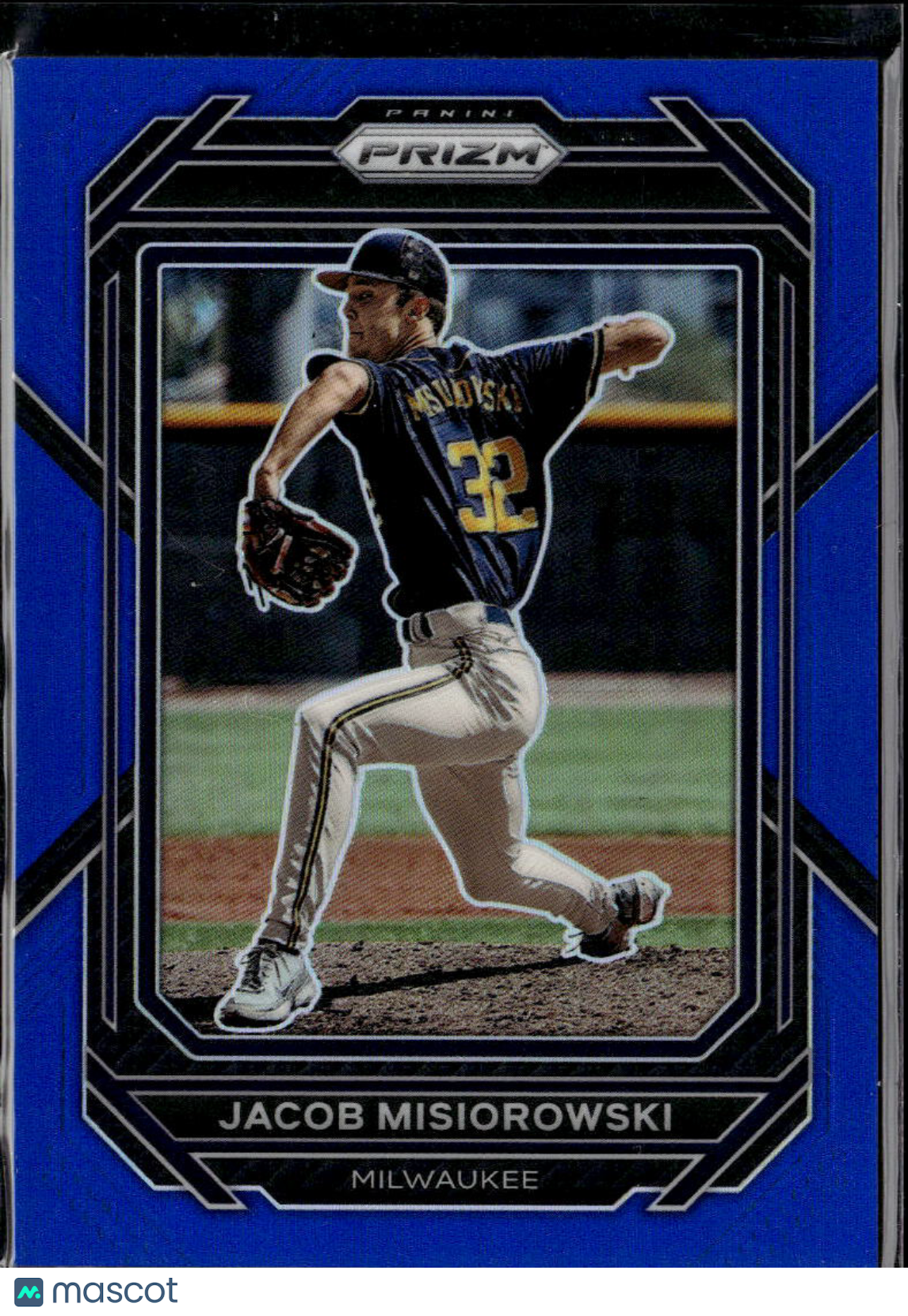 Jacob Misiorowski 2023 Prizm Blue Prizm Rookie RC 101/149 Milwaukee Brewers