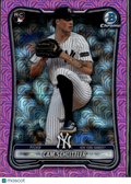 Cam Schlittler 2026 Bowman Chrome RC Pink Mojo Rookie 85/199 New York Yankees