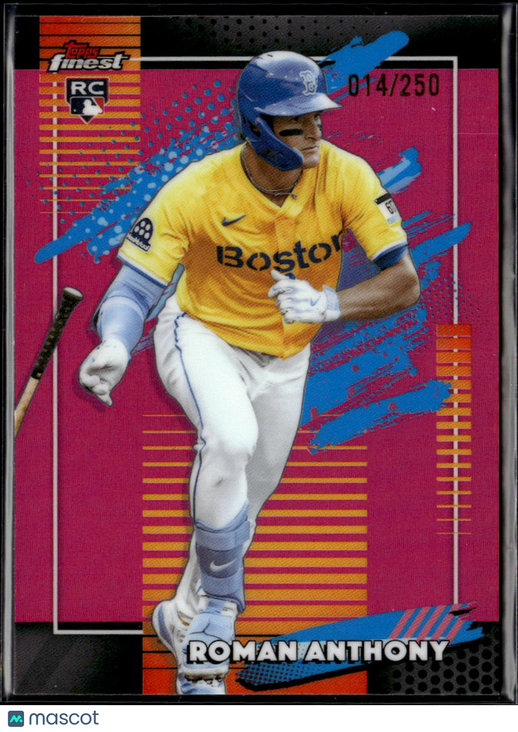 Roman Anthony 2026 Topps Finest RC Pink Refractor Rookie 14/250 Boston Red Sox