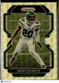 Marcus Maye 2021 Prizm Gold Vinyl Prizm SSP 5/5 New York Jets