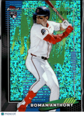Roman Anthony 2026 Topps Finest RC Aqua Shimmer /199 Boston Red Sox