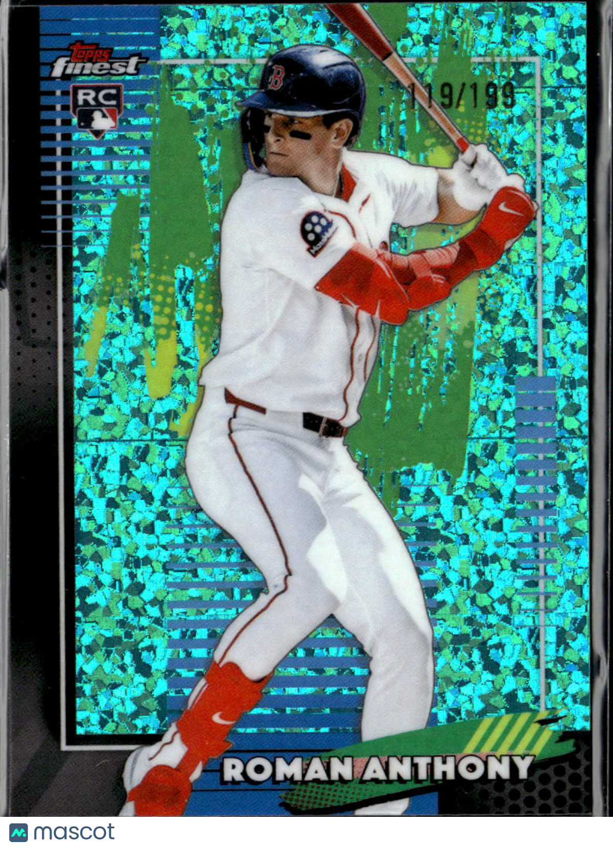 Roman Anthony 2026 Topps Finest RC Aqua Shimmer /199 Boston Red Sox