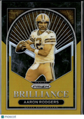 Aaron Rodgers 2023 Prizm Brilliance GOLD Prizm /10 Green Bay Packers