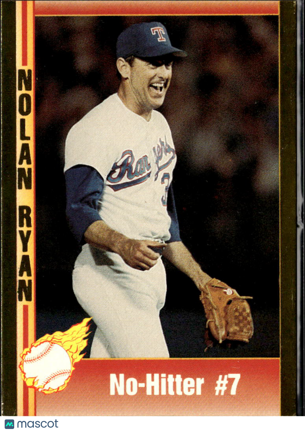 Nolan Ryan 1991 Pacific GOLD Parallel #2 Texas Rangers