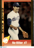 Nolan Ryan 1991 Pacific GOLD Parallel #2 Texas Rangers