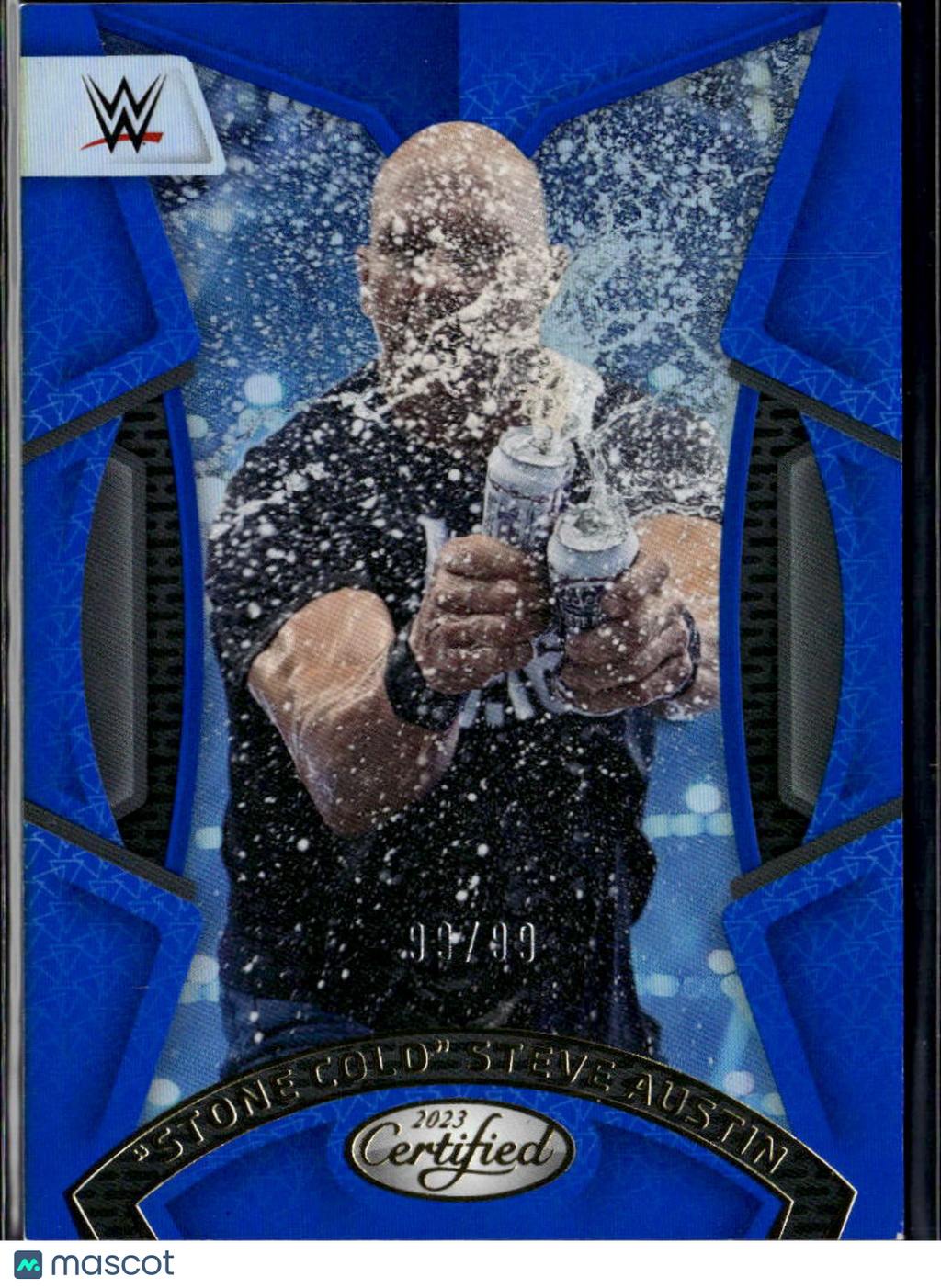 Stone Cold Steve Austin 2023 Certified Mirror Blue 99/99 WWE Legends