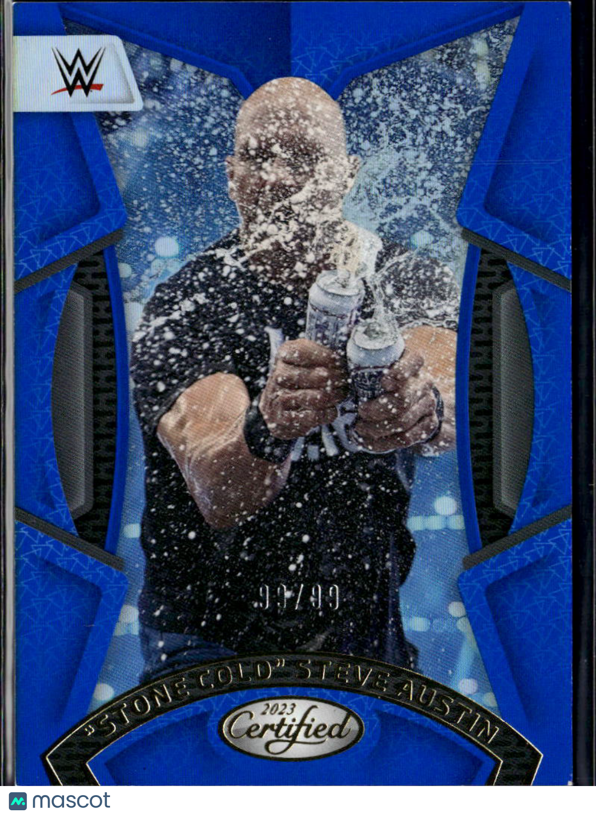 Stone Cold Steve Austin 2023 Certified Mirror Blue 99/99 WWE Legends